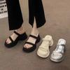 Fashion Women's Slippers Fashion Thick-soled Casual Sandals 2025 Summer New Beach Slippers for Women Platform Sandals Sandalias De Mujer