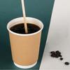 100Pcs Durable 14/18cm Coffee Stirrer Sticks Disposable Single Package Wooden Coffee Stirrers Drinking Stir Coffee Supply