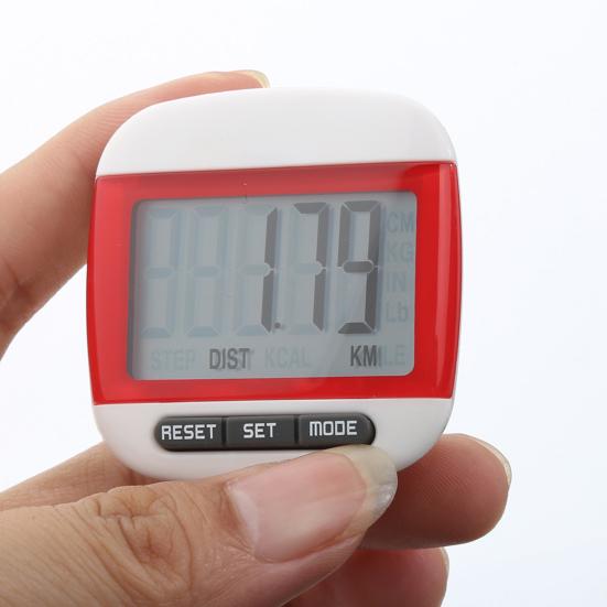 Mini Waterproof Step Counter Multifunctional Digital Distance Calorie Pedometer for Walking