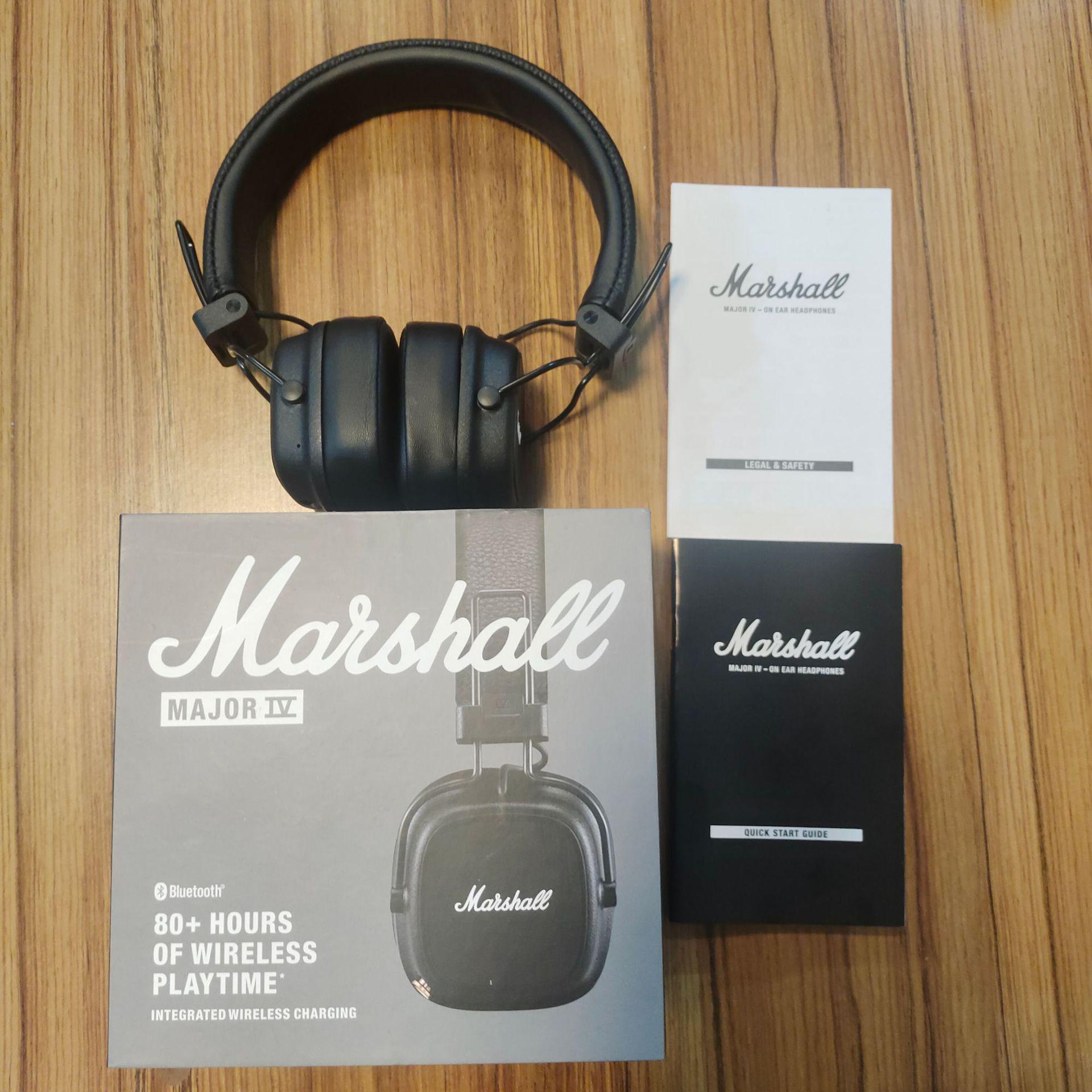 

Marshall Major IV Over-Ear Wireless Bluetooth Headphones - 4th Gen, Premium Configuration чорний