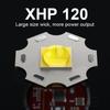 5000LM XHP120 Led Diving Flashlight IPX8 Underwater Waterproof 400M Professional Diving Torch Underwater Lighting Work Lamp