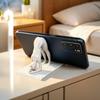 3D Printed Yoga Girl Phone Stand Creative Meditation Figurine Holder Stable Desk Phone Holder Home Office Decor
