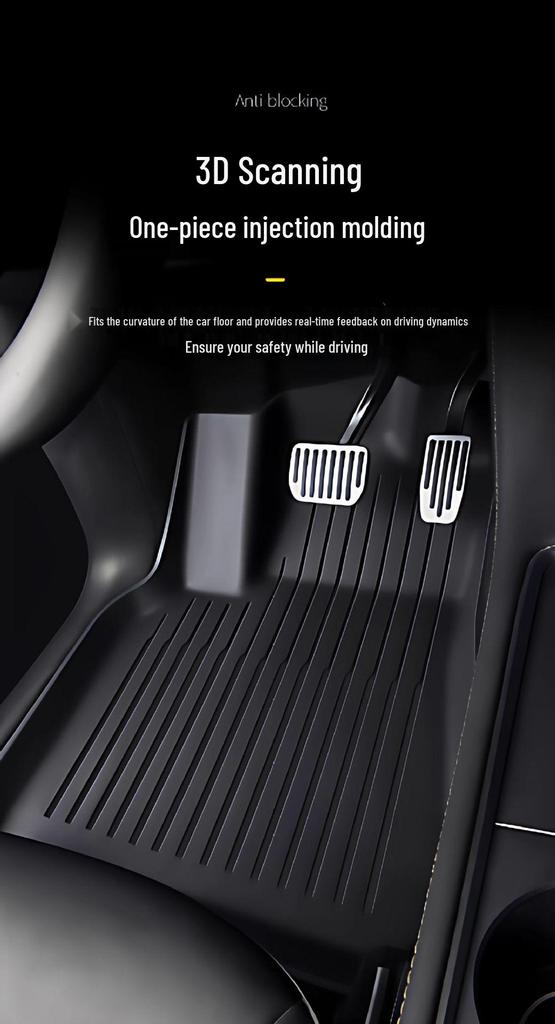 TPE Floor Mats for Tesla Model 3 Interior & Trunk