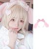 Sweet Style Tiara Women Students Photoshoot Hairband Cartoon Melody Ears Bowknot Headbands Plush Fluffy Hair Hoop