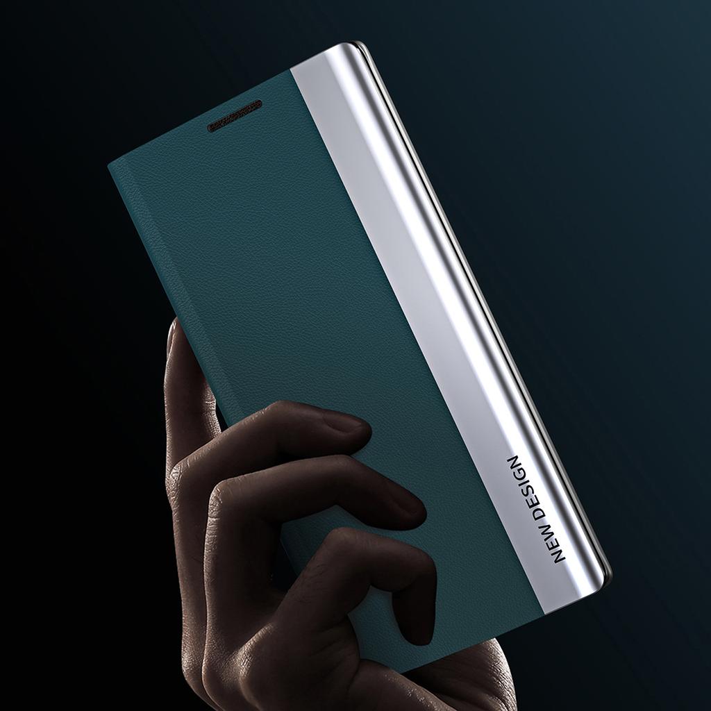 For Xiaomi Redmi Note 13 Pro 5G/Poco X6 5G Stand Case Drop-proof PC+Leather Phone Guard Cover