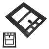 Pet Screen Door Anti Mosquito  ly Entry and Exit Dog Screen Door for Small and Medium Sized Cats Dogs