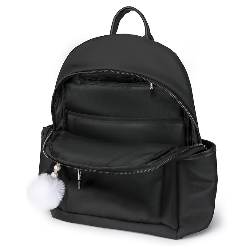 Mochila de nailon para mujer, bolso de viaje de gran capacidad, mochila escolar para estudiantes