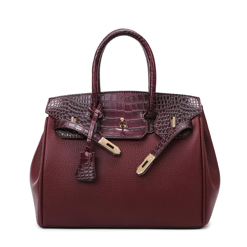 

Модная ретро портативная платиновая сумка женская новая сумка на плечо с каменным узором легкая роскошная универсальная сумка-мессенджер One Size бордовый