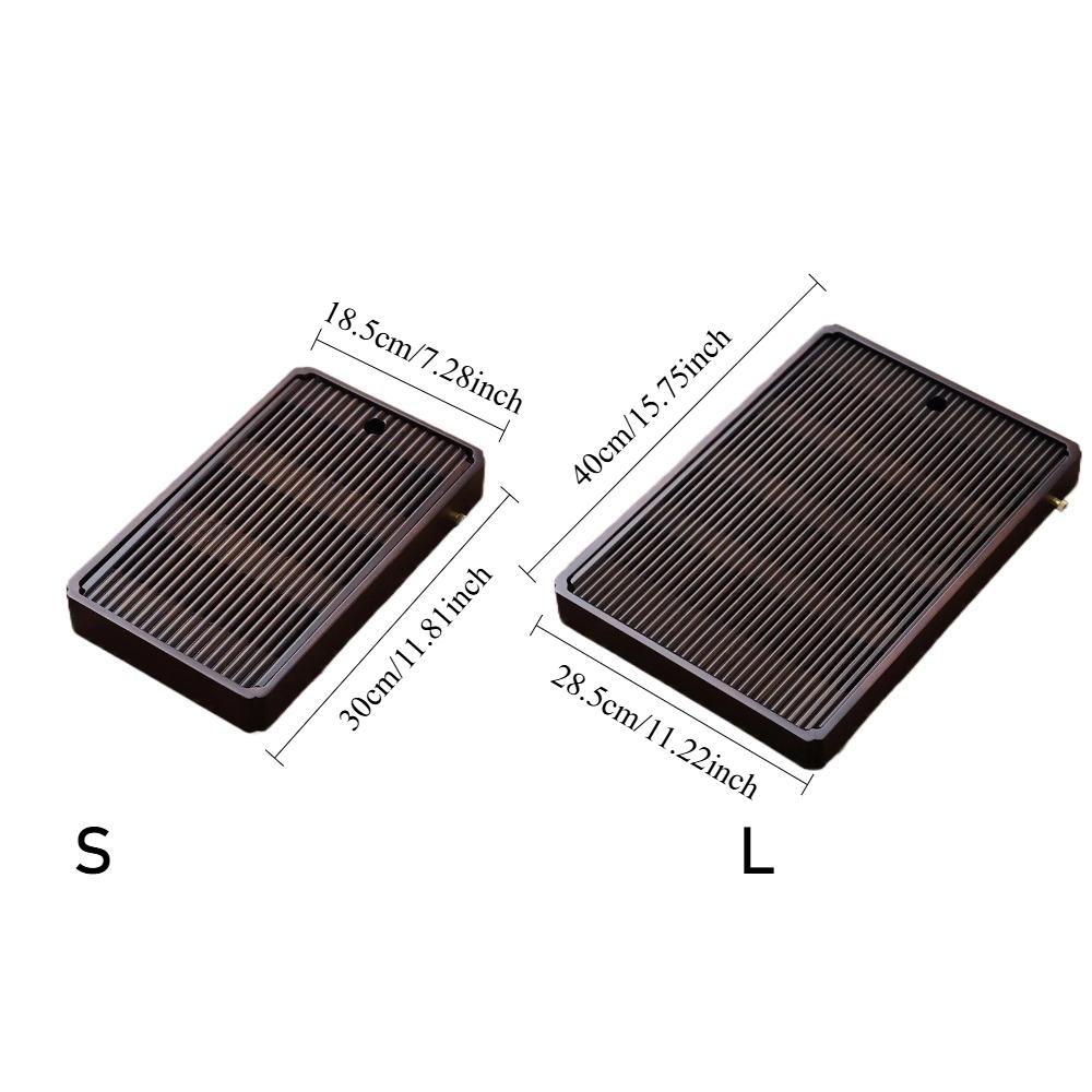 Rectangular Tea Tray Chinese Natural Bamboo Tea Tray Water Storage Kung Fu Tea Tray Saucer Reusable Tea Board Tea Storage Tray
