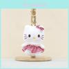Adorable Kuromi Plush Toy Keychain Cute Cat Doll Soft Stuffed Animal Accessory