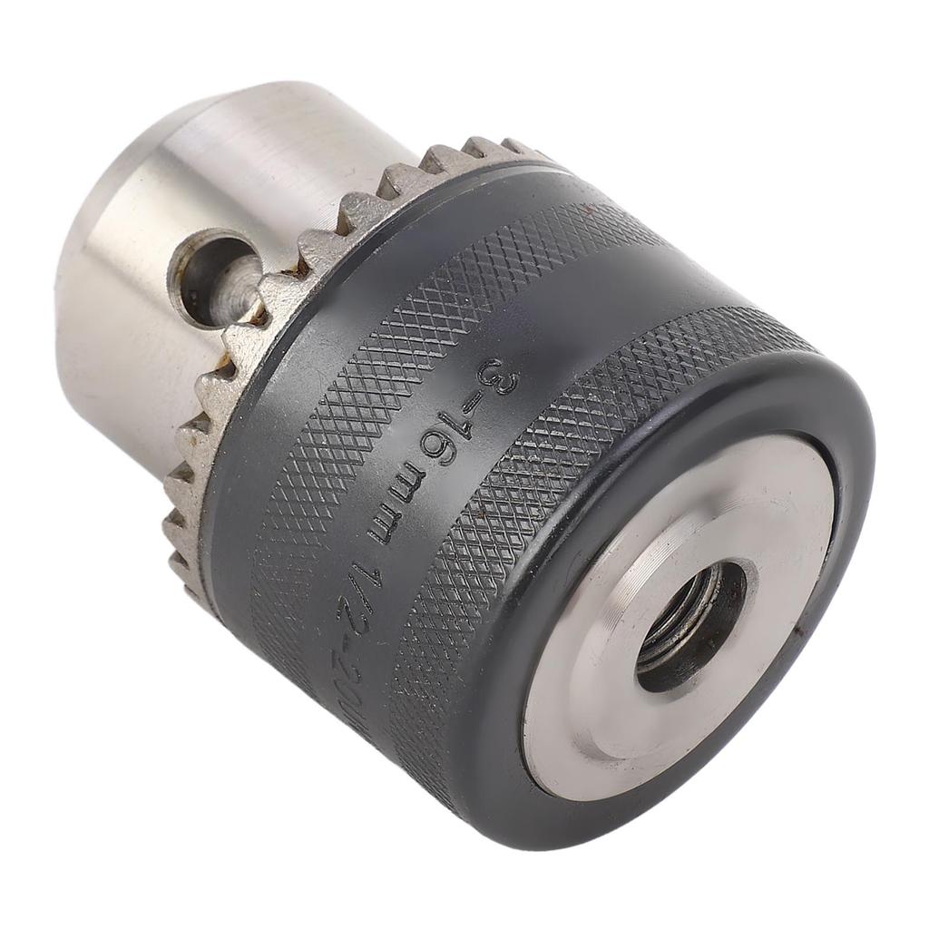 3?Kit adaptor mandrină de foraj tip cheie 16mm 12?Filet 20UNF Mandrină cu 3 bacuri pentru Mașini de Înșurubat cu Impact, Mașini de Găurit Electrice