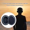Noise Isolating Ear Cushions with Soft Protein Leather Stable fit Replacement Ear Pad