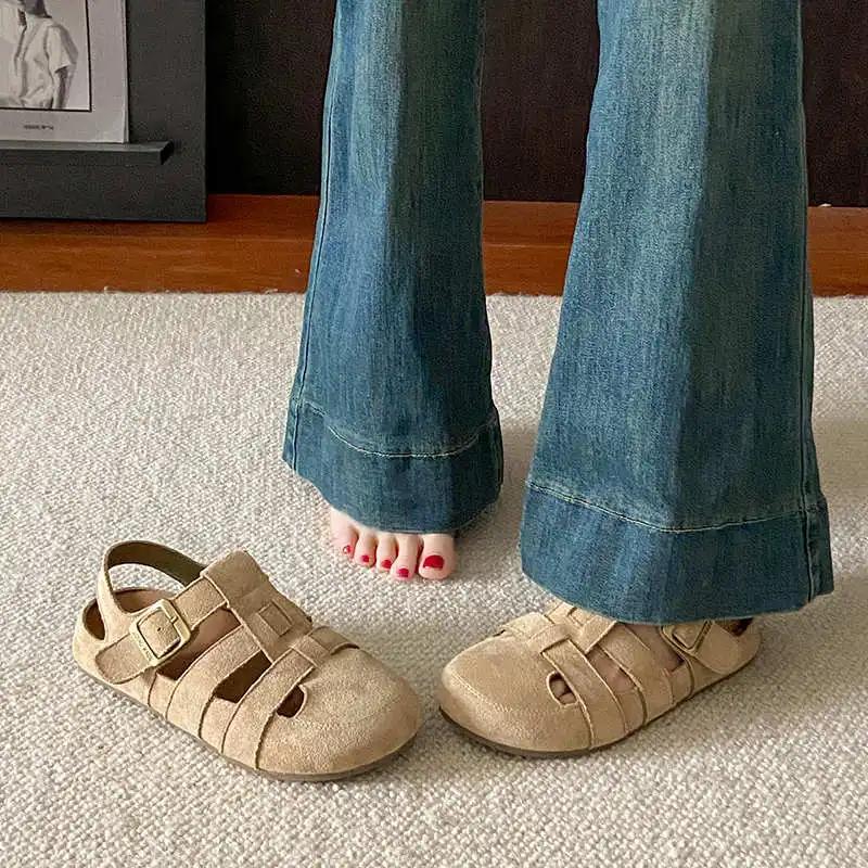 Fashion Legitimate Leather Sumer Brand Flip Flops Slippers Women's Light Green Sneakers Shoes Rubber Sandals For Women Sport