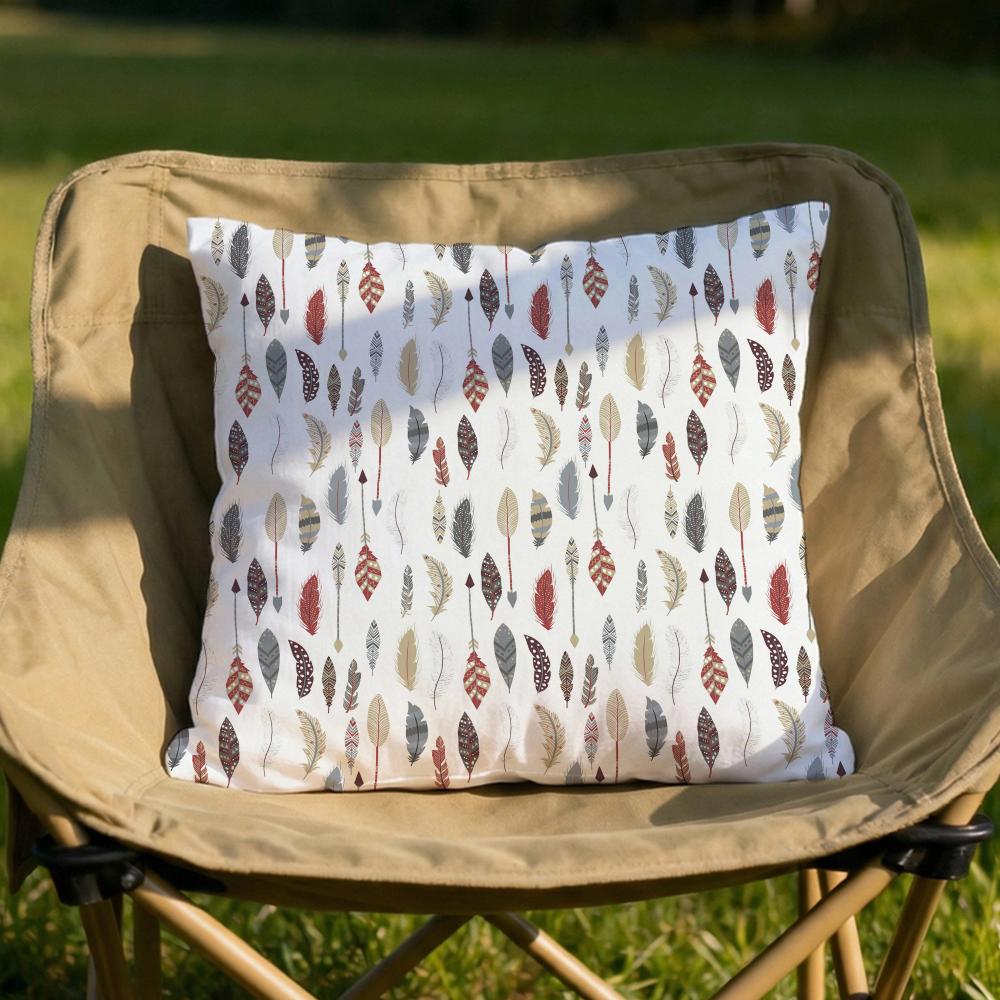 Abstract Boho Pattern Cushion Cover Soft Reversible  Durable Pillow Cover  MultiScene Use for Home  Car Daily Comfort