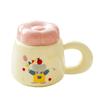 Cartoon Ceramic Cup High Value Water Cup Creative Mug with Ceramic Lid Student Girl Gift Cup Drinking Water Cup