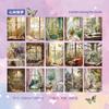 30Pcs Beautiful Window Sill Scenery Material Paper Vintage Landscape Decor Paper For DIY Scrapbook Journal Album Craft Supplies