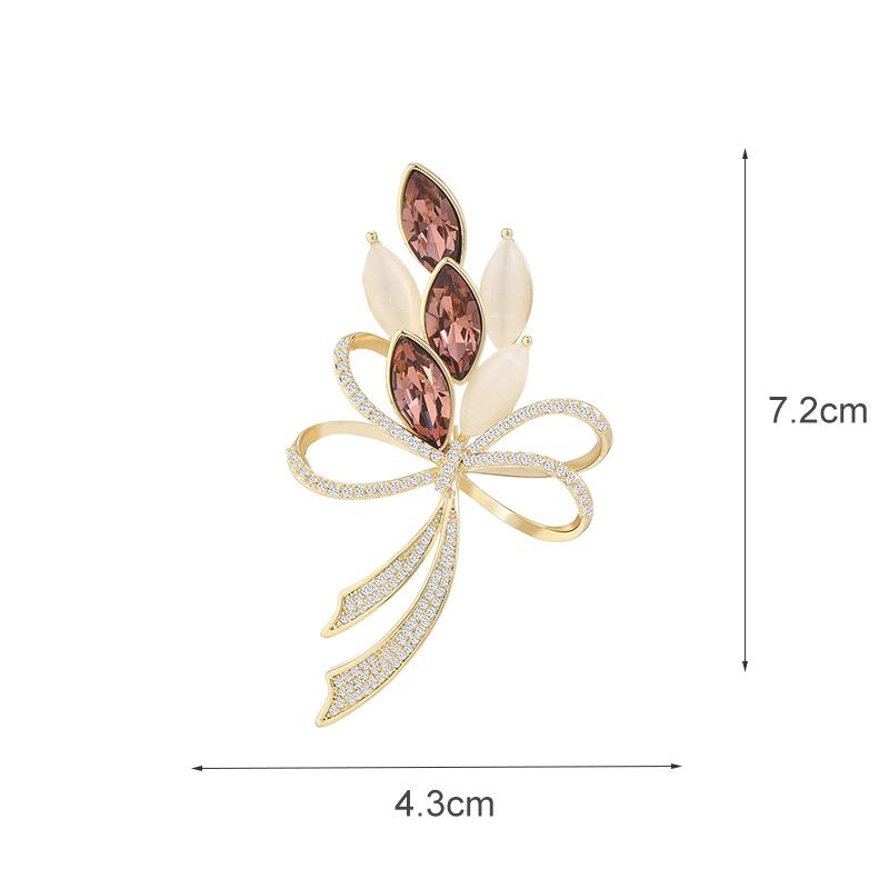 Starszy broszki kwiat liść broszka szpilki dla kobiet garnitur wisiorek moda broszki biżuteria
