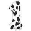 1pcs American Version 40inch Cow Print Large Cartoon Digital Balloon Black and White Print Children and Baby's Birthday Number