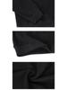 Hong Kong Style Solid Color Fleece Half-Zip Polo Shirt - Men's Retro Loose Casual Hoodie
