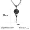 Men's Punk Gothic Key Pendant Necklace - Quirky Niche Design, Dark Style, Heavy Industry Influence
