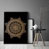 Picture poster In a frame 53x73 cm Old gold P1025