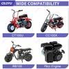 Throttle Control Linkage Bracket With Mini Bike Throttle Kit Compatible With Predator 79Cc 98Cc 99Cc 3.0HP Engine Coleman CT100U CC100X Massimo MB100