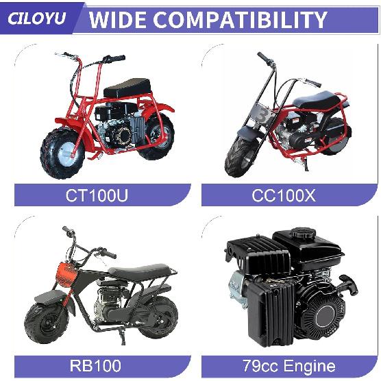 Throttle Control Linkage Bracket With Mini Bike Throttle Kit Compatible With Predator 79Cc 98Cc 99Cc 3.0HP Engine Coleman CT100U CC100X Massimo MB100