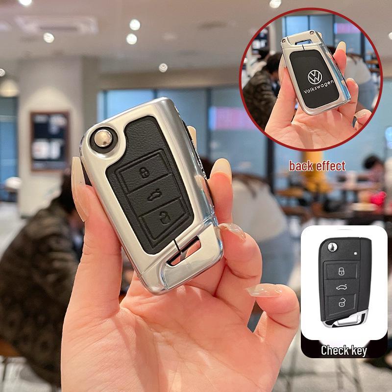 Volkswagen Key Covers for Sagitar, Bora, Tharu, Tayron, Lavida, CC, Passat, Polo, T-Roc