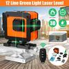 12 Lines Laser Level 3D Self-Leveling Wireless Remote 360° Horizontal Vertical Cross Lines With 4000mAh Battery Wall Bracket Nivel Laser