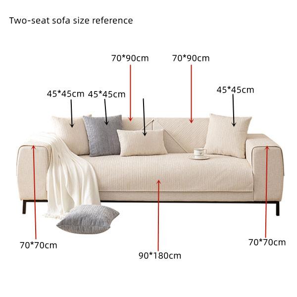 Nordic Chenille Sofa Cover for Living Room Non-Slip Thick Couch Cushion Armchair Seat Mat Corner Sofas Towel