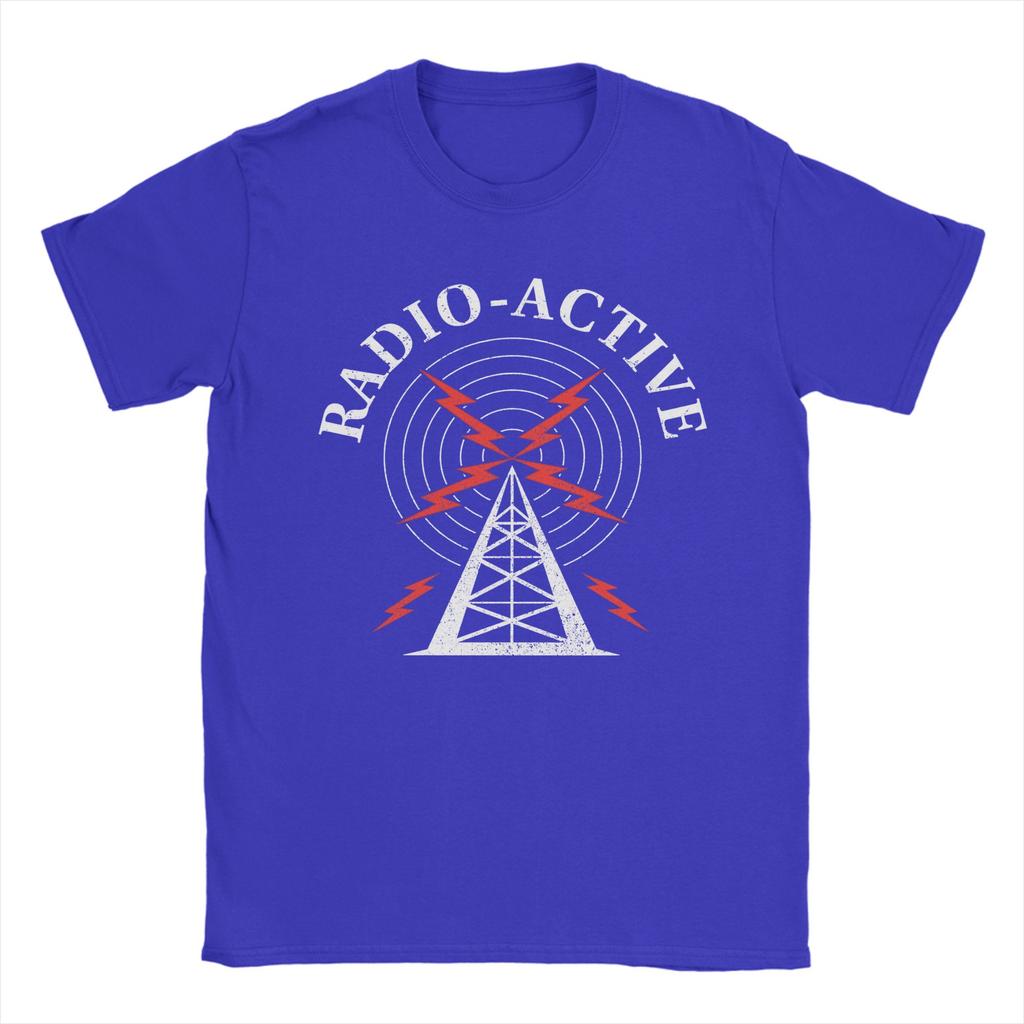 Unisex TShirts Amateur Radio Ham Radio Casual Cotton Tees Short Sleeve T Shirts Crew Neck Clothes Gift Idea