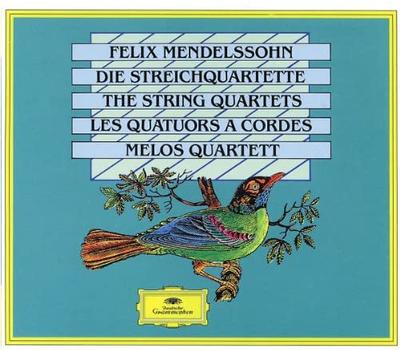 CD MELOS QT; FELIX MENDELSSOHN - String Quartets 4158832 Deutsche Grammo 1990 Germany Classical Used