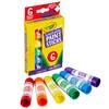 Crayola omyvatelná tyčinka na barvu, kterou lze odstranit vodou, zasouvací, 6 barev, 546207, originální výrobek
