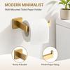 Square Tube Toilet Holder, Short Stainless Roll Stand for Bathroom Storage