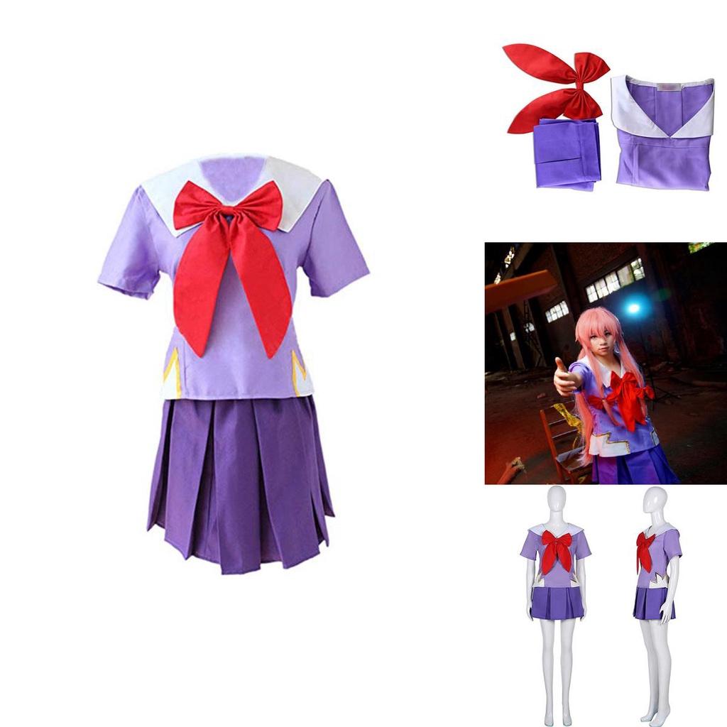 Stunningly Crafted Future Diary Gasai Yuno Costume Outfit With Exquisite Workmanship