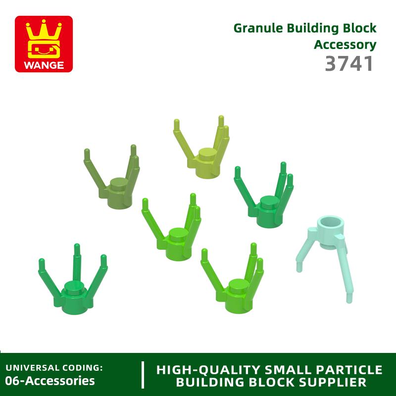 Non-Toxic 384Pcs/Lot 3741 Grass Building Blocks Moc Plants Accessories Compatible Bricks Children Toys Gift Box
