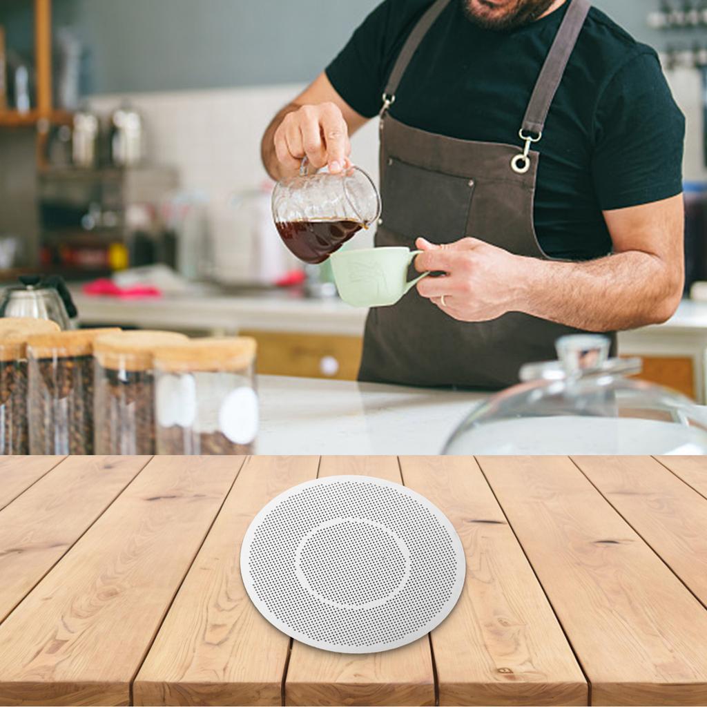 Coffee Brewing Screen Espresso Puck Screen Office Coffee Food-grade 304 Stainless Steel Maintains Brewing Head Integrity