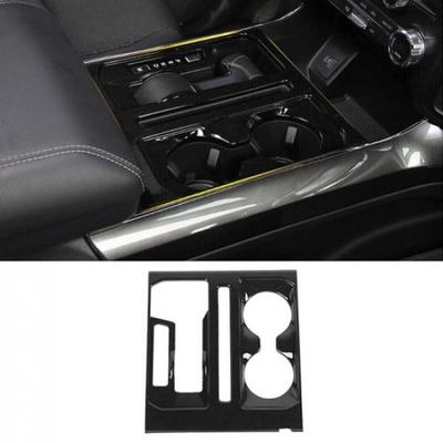 Black Gear Shift Cup Holder Panel Cover Trim For Ford F150 - Accessories