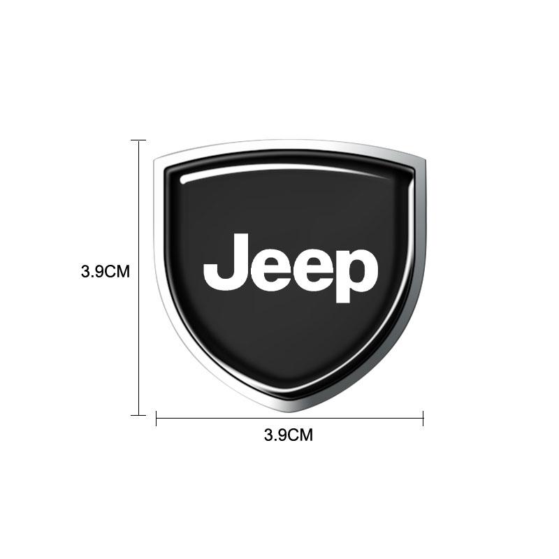 1 ks 3D kovový znak štítu dveří auta odznak na karoserii nálepka styling pro Jeep Grand Cherokee Wrangler Renegade Compass Patriot Liberty