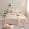 Sleeping Grid A-Class Light Oxygen Cotton Soybean Summer Blanket