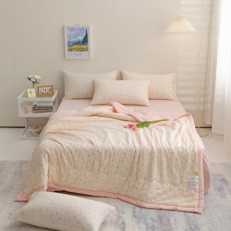 Sleeping Grid A-Class Light Oxygen Cotton Soybean Summer Blanket