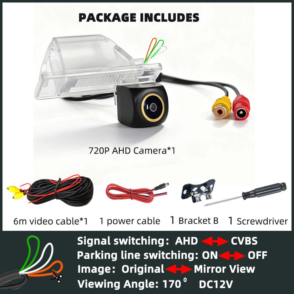 

Backup Camera Rear View Reverse 170° AHD1080P/720P Cam Parking Safety Fits Nissan Qashqai Patrol Kicks Sunny Infiniti Q50