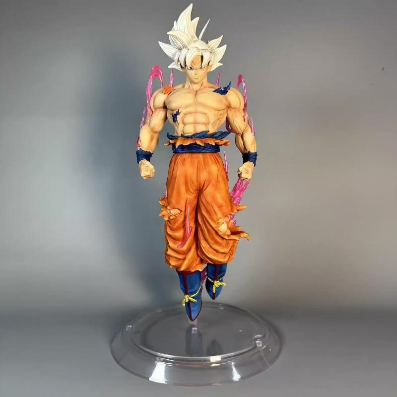 35CM Dragon Ball Figure Son Goku Kakarotto Bejita Yonsei Three Heads Anime Figures PVC Statue Model Action Figurine Gift Toy