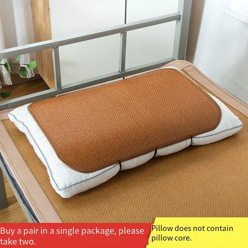 Față de pernă din ratan de bambus natural Răcoroasă de vară Uz casnic Respirabilă Modă Așternuturi Husă de pernă de lux Dormitor Universal Acasă