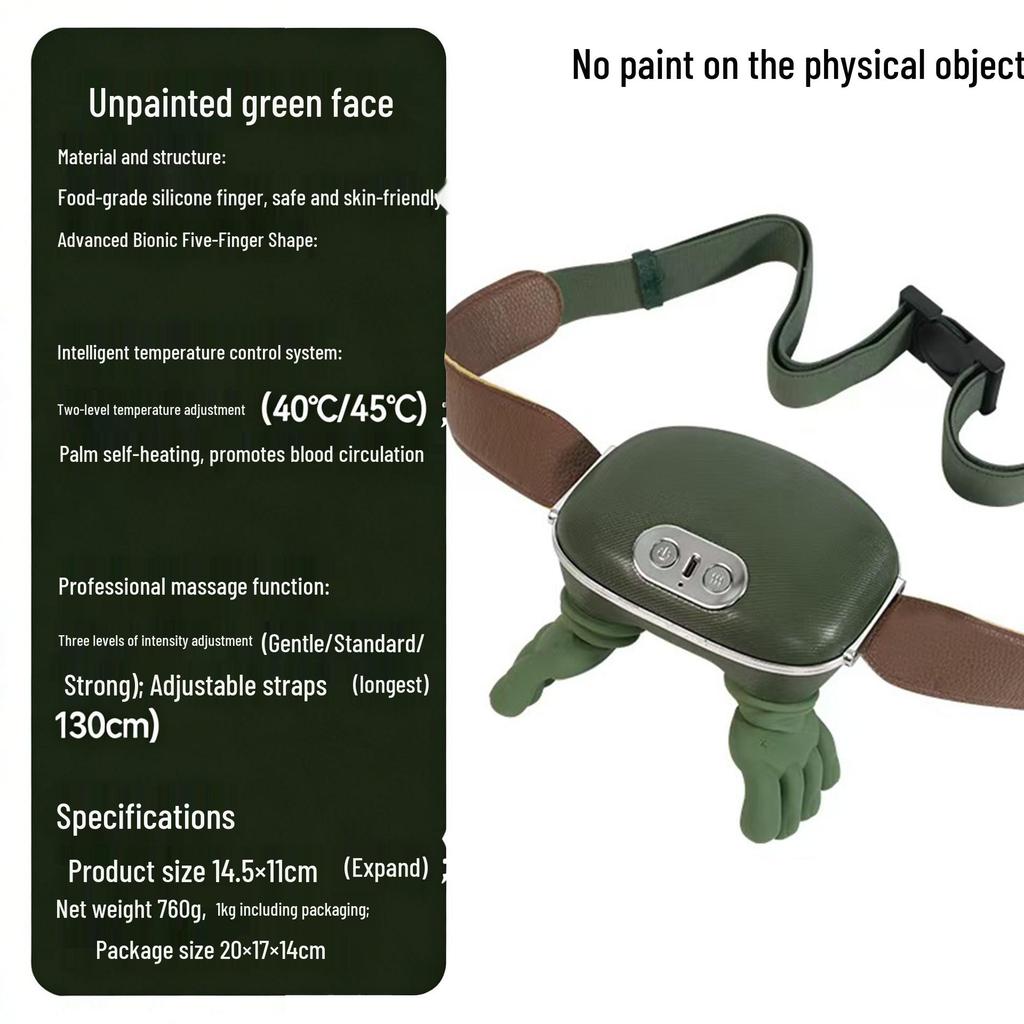 Multi-Functional Handheld Neck and Shoulder Massager with Heat Therapy