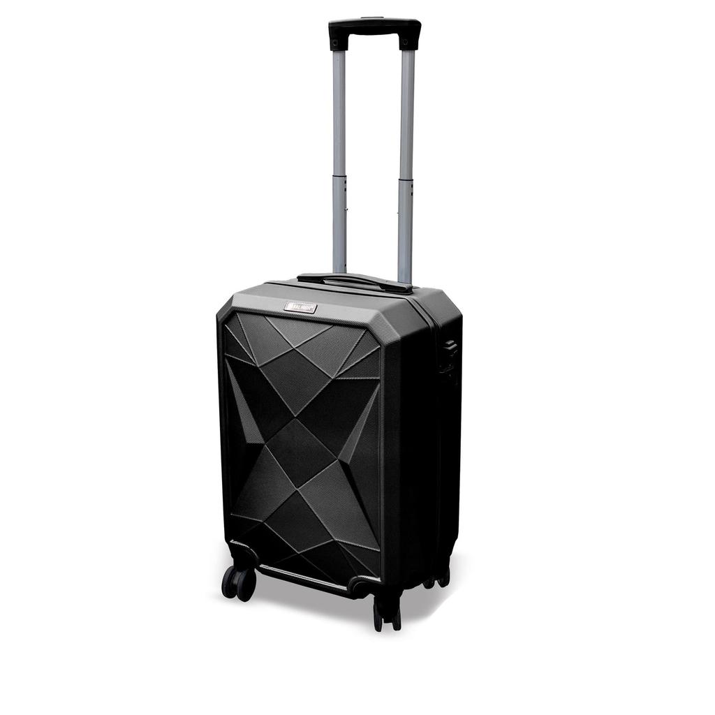 coral high Diamond ABS Schwarzer kleiner Koffer 16601