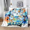 Football Fun Personalized Text Blanket Lightweight Customizable Blanket Warmthful Decor Suitable for Office Seaside Living Room Office Chair