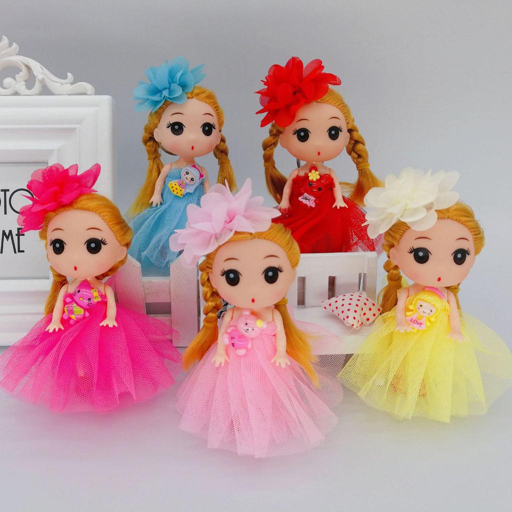 Happy Princess 12cm Girl Doll Keychain – Perfect Kindergarten Reward Gift