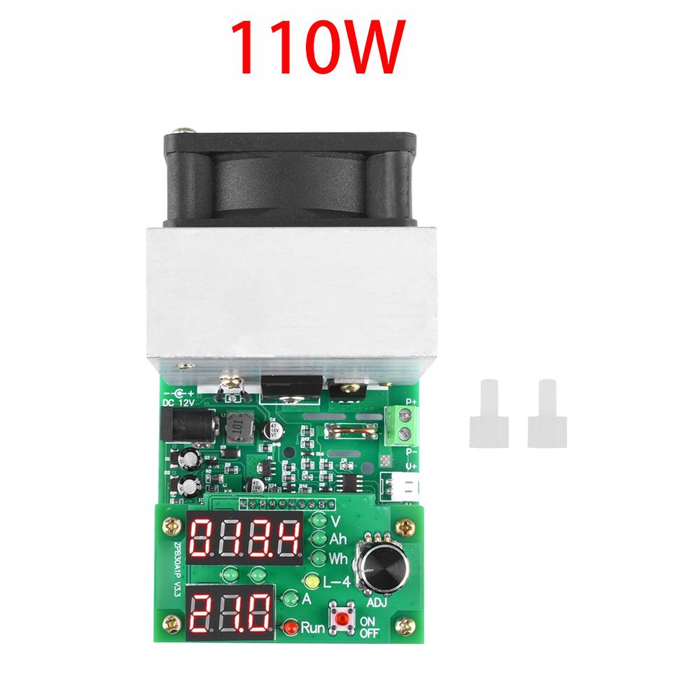 Electronic Load Tester 110W 9.99A 30V Battery Capacity Current Tester Discharge Monitoring Module Battery tester 60W