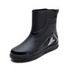 "Men's Waterproof Non-Slip Rubber Rain Boots for Outdoor, Car Wash & Kitchen Use"